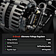 APAVR077 14.4V Alternator Voltage Regulator Bearing Brush Holder