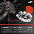 APBC0127 Front Brake Caliper with Bracket, 2-Wheel Set