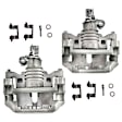 APBC0139 Rear Brake Caliper Assembly with Bracket, 2-Wheel Set