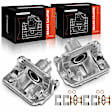 APBC0198 Rear Brake Caliper Assembly with Bracket, 2-Wheel Set