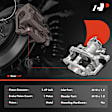 APBC0210 Rear Driver Brake Caliper with Bracket, Sold Individually