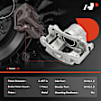 APBC0212 Front Driver Side Brake Caliper with Bracket, Sold Individually