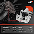 APBC0241 Rear, Passenger Side Brake Caliper, Sold Individually