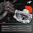 APBC0250 Front Driver Side Brake Caliper with Bracket, Sold Individually