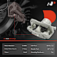 APBC0405MF Front Brake Caliper with Bracket, 2-Wheel Set