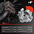 APBC0435 Rear Disc Brake Caliper Assembly, 2-Wheel Set