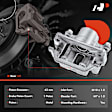 APBC0456 Rear Driver Brake Caliper with Bracket, Sold Individually