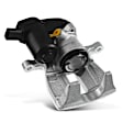 Rear Driver Side Brake Caliper, 1-Piston, A-Premium APBC04PPW, Sold Individually