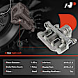 APBC0556 Rear Brake Caliper with Bracket, 2-Wheel Set