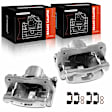 APBC0609 Front Brake Caliper with Bracket, 2-Wheel Set