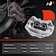 APBC0617 Front, Driver Side Brake Caliper, Sold Individually