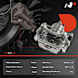 APBC0648 Rear Driver Brake Caliper with Bracket, Sold Individually