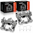 APBC0661 Rear Brake Caliper with Bracket, 2-Wheel Set