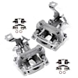 APBC0680 Rear Brake Caliper with Bracket, 2-Wheel Set