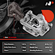 APBC0694 Rear Brake Caliper Assembly with Bracket, 2-Wheel Set