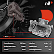 APBC0700 Rear Brake Caliper with Bracket, 2-Wheel Set