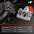 APBC0721 Rear Brake Caliper with Bracket, 2-Wheel Set