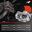 APBC0727 Front Brake Caliper with Bracket, 2-Wheel Set