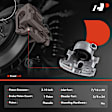APBC0775 Front, Driver Side Brake Caliper, Sold Individually
