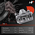 APBC0781 Rear Passenger Side Brake Caliper with Bracket, Sold Individually