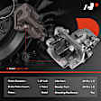 APBC0784 Rear Passenger Side Brake Caliper with Bracket, Sold Individually