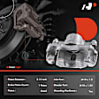APBC0836 Front Passenger Side Brake Caliper with Bracket, Sold Individually