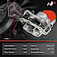 APBC0838 Front Driver Side Brake Caliper with Bracket, Sold Individually