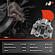 APBC0867 Rear Driver Brake Caliper with Bracket, Sold Individually