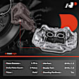 APBC0912C Front, Passenger Side Brake Caliper, Sold Individually