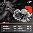 APBC0936 Front Brake Caliper with Bracket, 2-Wheel Set