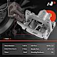 APBC0950 Front Driver Side Brake Caliper with Bracket, Sold Individually