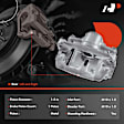 APBC0959 Rear Brake Caliper with Bracket, 2-Wheel Set