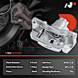 APBC1009 Rear Brake Caliper with Bracket, 2-Wheel Set