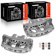 Rear Brake Caliper, 2-Piston, A-Premium APBC1028, 2-Wheel Set