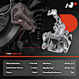 APBC1070 Rear Brake Caliper with Bracket, 2-Wheel Set