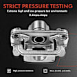 APBC1084 Front Passenger Side Brake Caliper with Bracket, Sold Individually