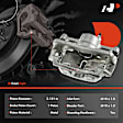 APBC1090 Front Passenger Side Brake Caliper with Bracket, Sold Individually