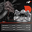 APBC1100 Front Driver Side Brake Caliper with Bracket, Sold Individually