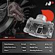 APBC1164 Front Brake Caliper with Bracket, 2-Wheel Set