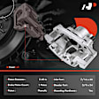 APBC1177 Front Driver Side Brake Caliper with Bracket, Sold Individually