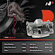 APBC1242 Front Brake Caliper with Bracket, 2-Wheel Set