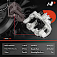 APBC1247 Rear Brake Caliper with Bracket, 2-Wheel Set