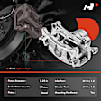 APBC1254 Front Passenger Side Brake Caliper with Bracket, Sold Individually