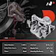 APBC1280 Rear Brake Caliper with Bracket, 2-Wheel Set
