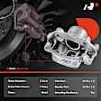 APBC1336 Brake Caliper Assembly with Bracket, 2-Wheel Set