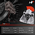 Front Brake Caliper, 1-Piston, A-Premium APBC1364, 2-Wheel Set
