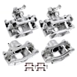 Front and Rear Brake Caliper, 1-Piston, A-Premium APBC1381, 4-Wheel Set