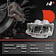 APBC1386 Front and Rear Brake Caliper, 4-Wheel Set