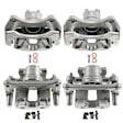APBC1544 Front & Rear Brake Calipers with Bracket, 4-Wheel Set