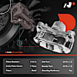 APBC1584 Front Brake Caliper with Bracket, 2-Wheel Set